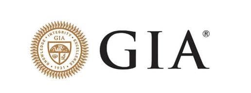Logo of the GIA, the Gemological Institute of America.